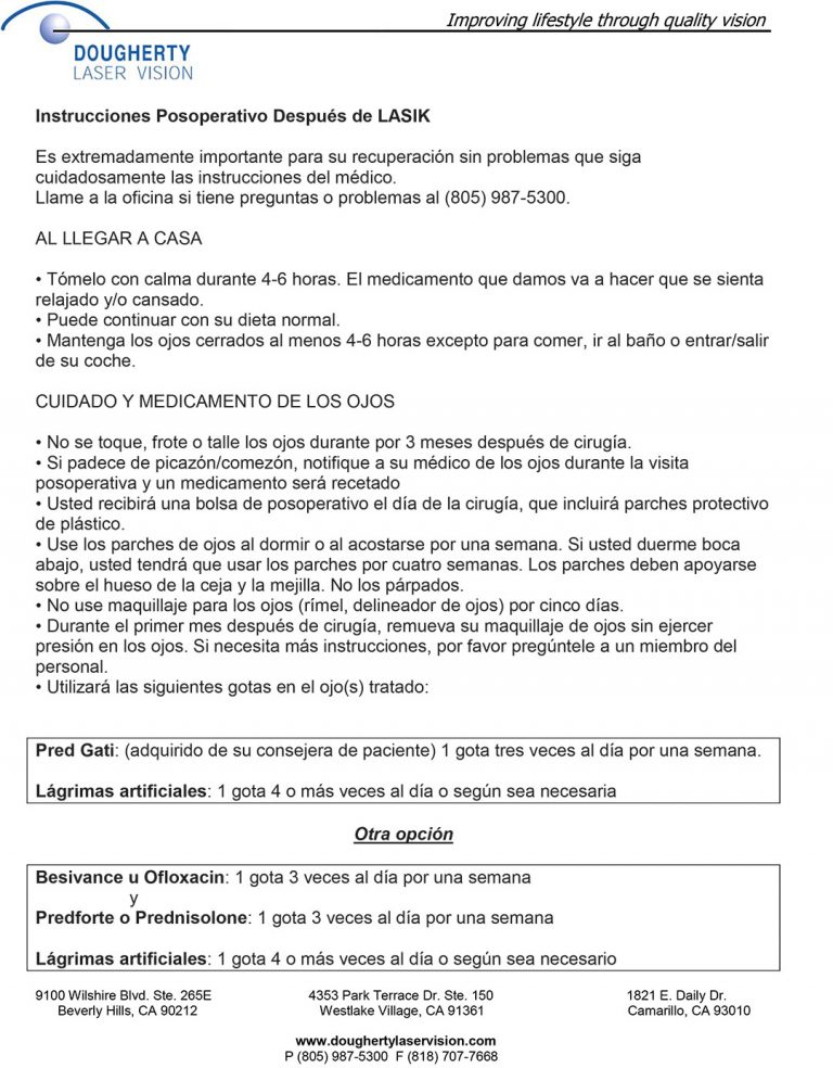 LASIK-Post-op-instructions-in-Spanish